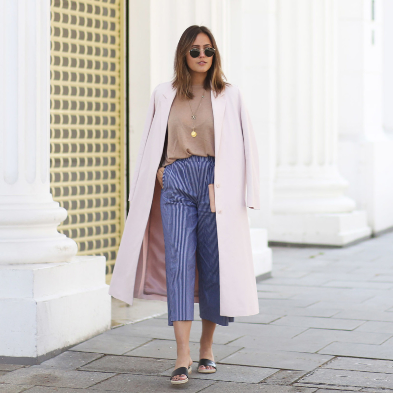 culotte mit rosa kombiniert