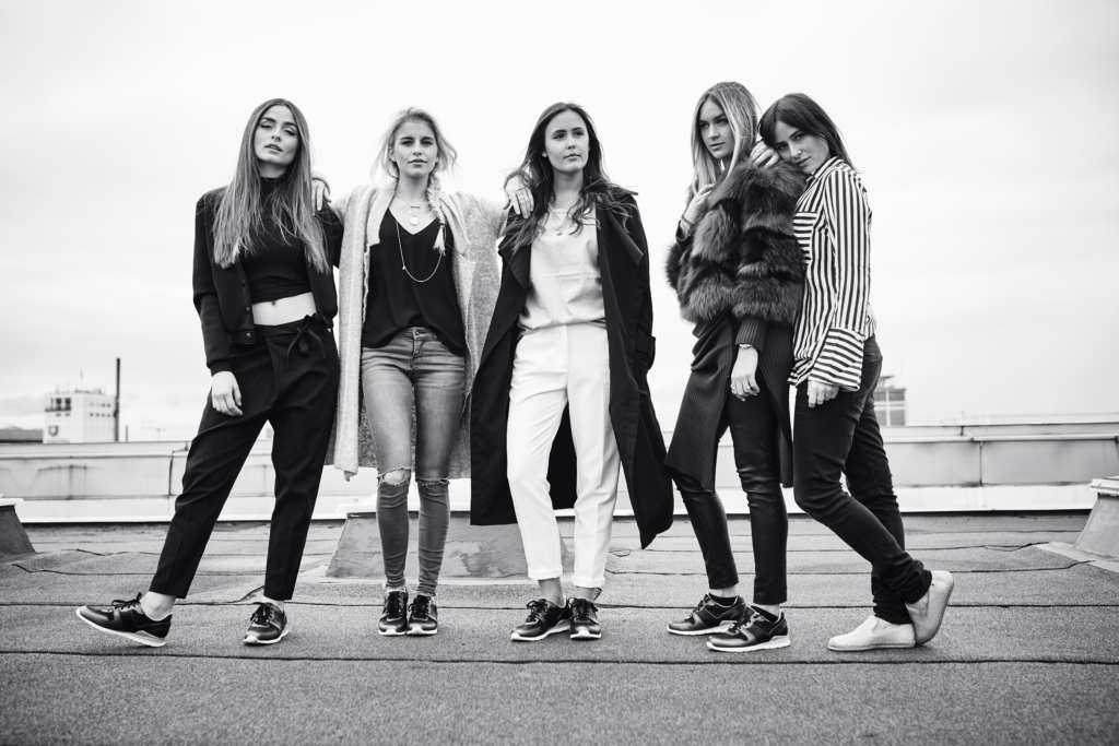 Bild mit Mädels auf Dach