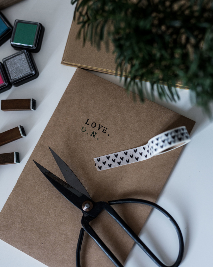 personalisierte notizbücher notebooks washi tape stempel stempelkissen weihnachtsgeschenke für sie für ihn 