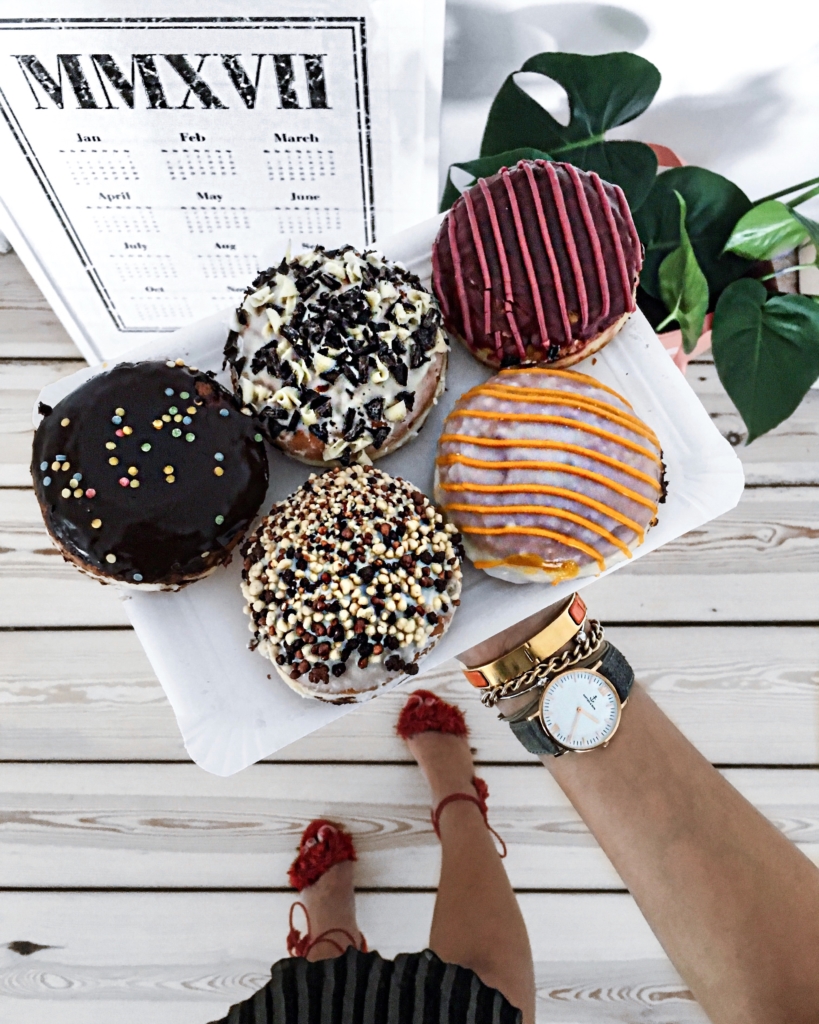 sweets, watch, high heels