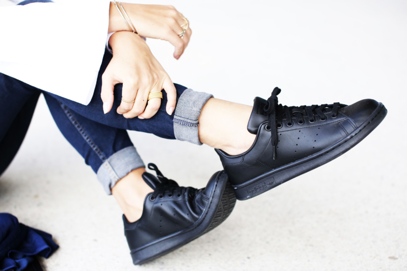 Schwarze Sneakers von Adidas