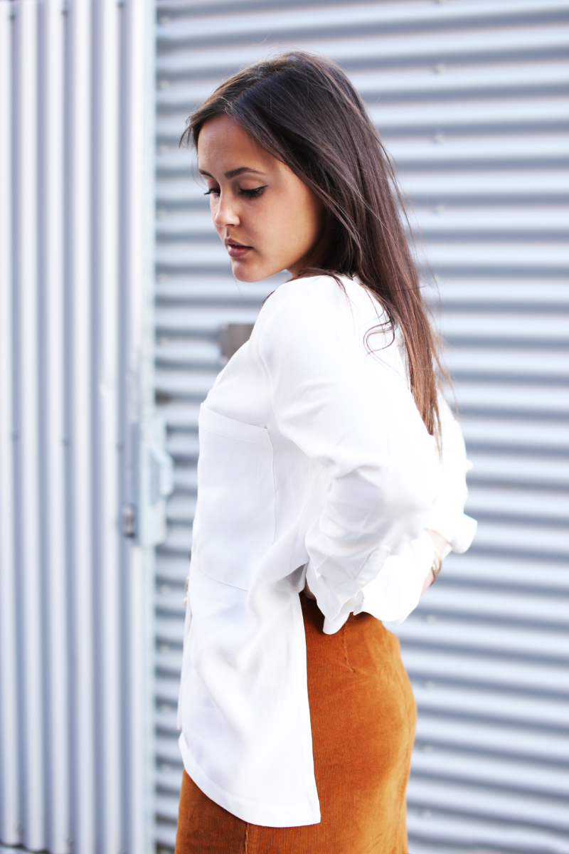 oversize bluse von topshop
