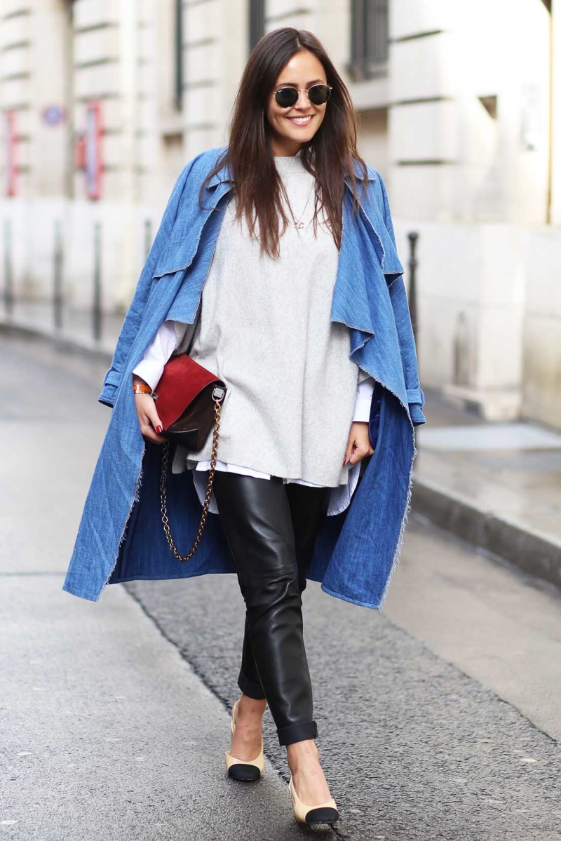 jeans mantel 