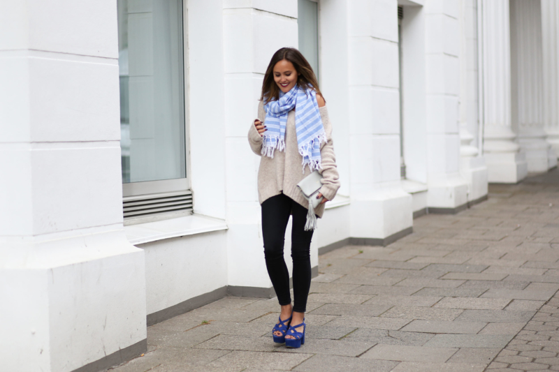 blaue heels