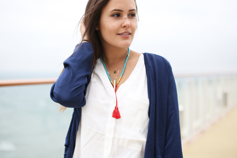 Norwegian Escape, Blogwalk Anniversary Cruise, Norwegian Escape Jungfernfahrt, Outfit, Fromnola Schmuck, Fromnola Jewellery, Fromnola Kette