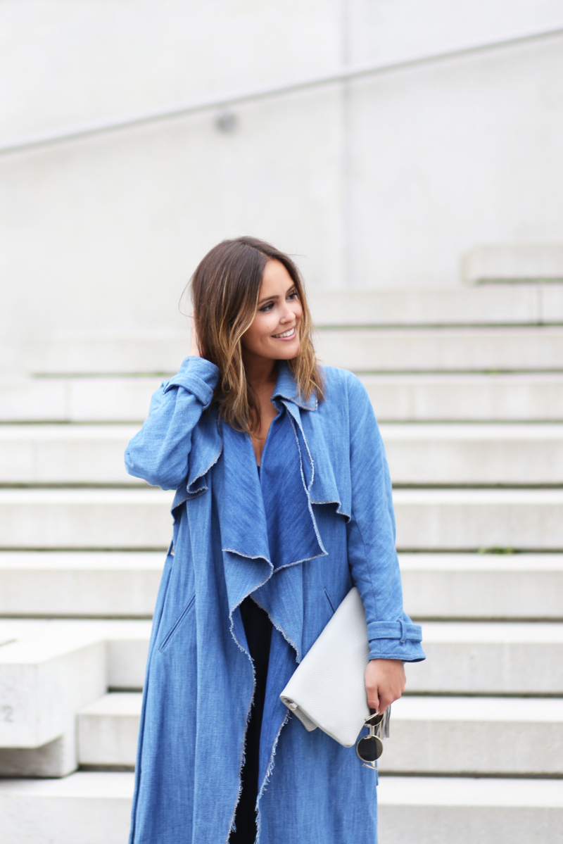 mantel denim wasserfall