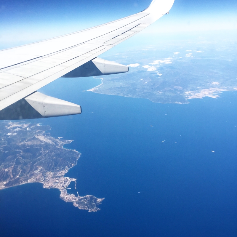 Foto aus dem Flugzeug