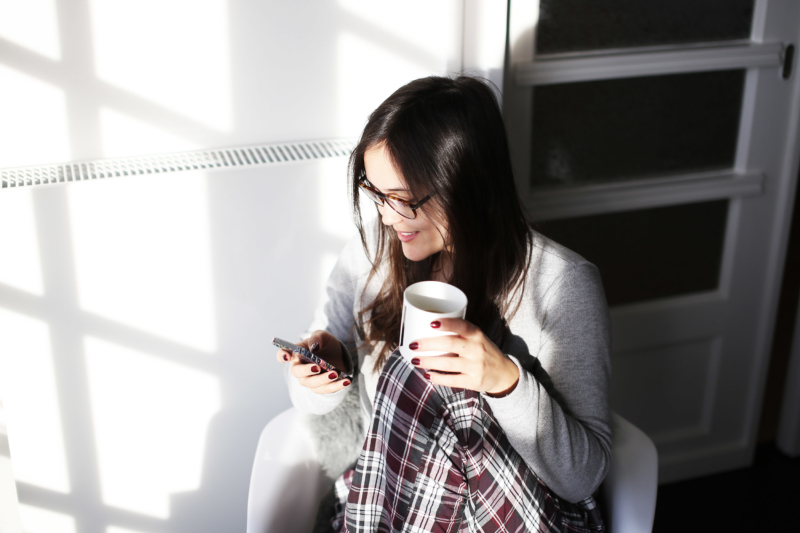 Design Dschungel mit Handy