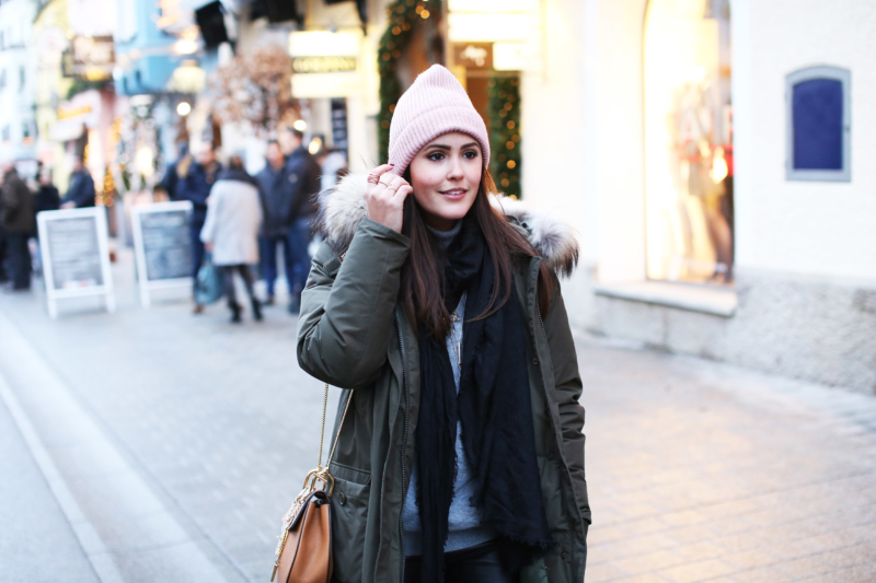pinke beanie