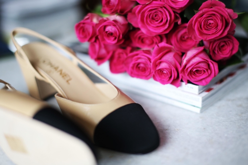 Geschenke für Sie, Geschenk Ideen, Chanel Slingback, Chanel Slingback Pumps, Chanel Schuhe