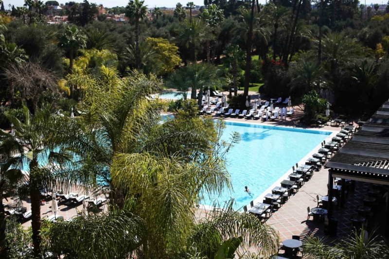 Außenanlage Hotel la Mamounia Marrakech