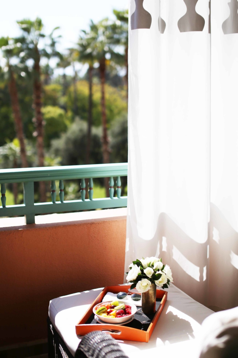 Balkon Aussicht Hotel la Mamounia