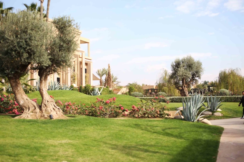 mandarin oriental hotel Grünflächen