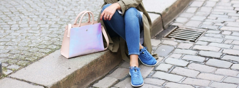 schimmernde tasche
