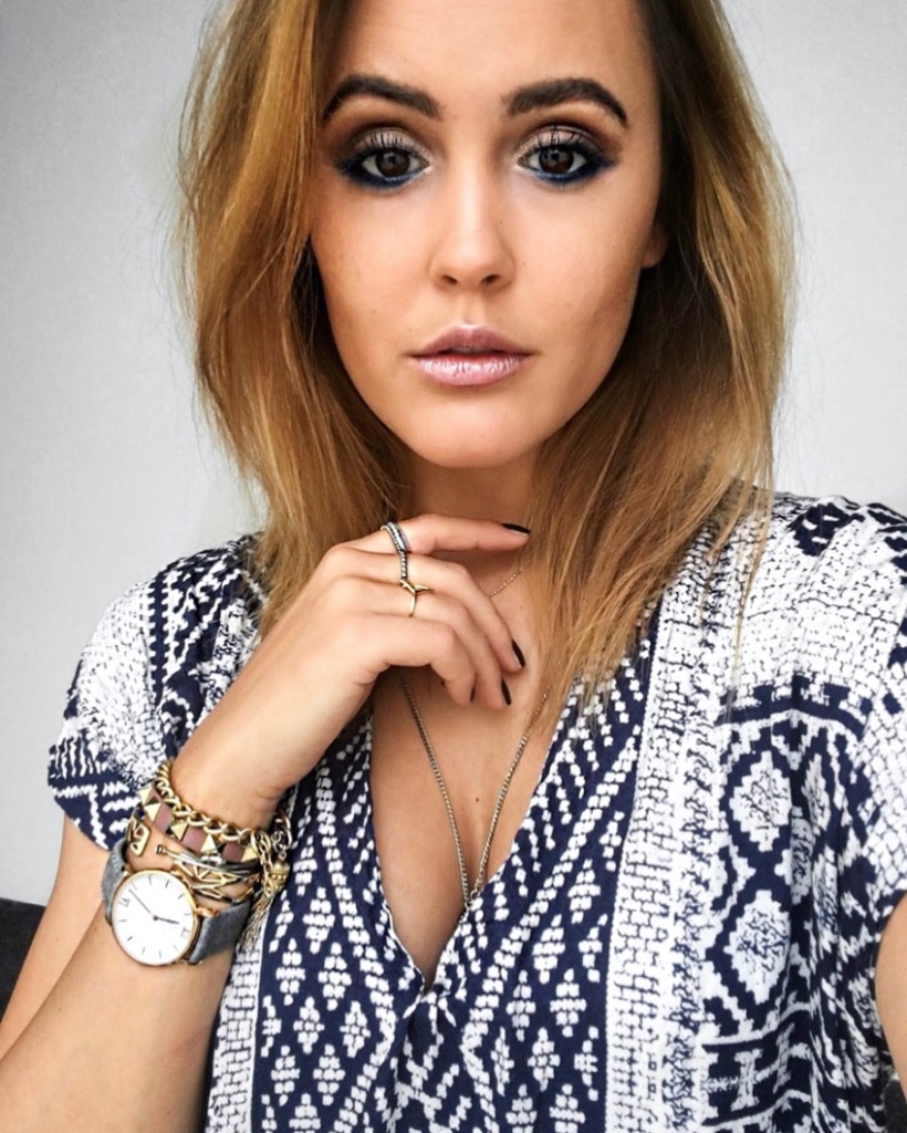 black white dress, watch, selfie
